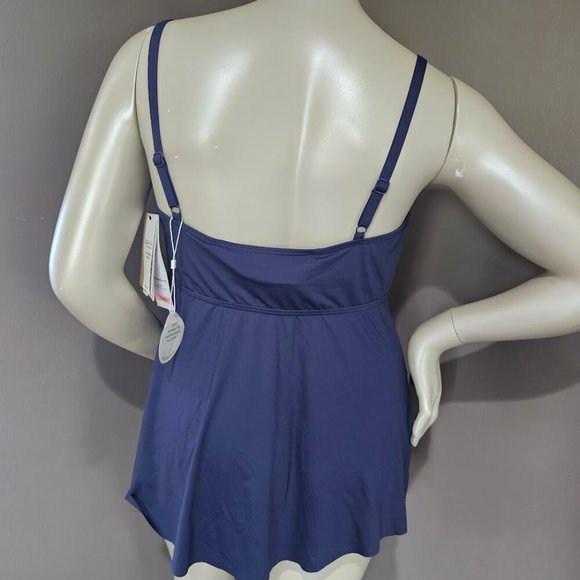 Coco Reef Contours Diamond Surplice Tankini Top - Picture 4 of 9